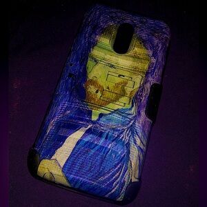 Unimax UMX Vincent Van  Gough phone case with; Holster Clip/ Stand/ Case.
